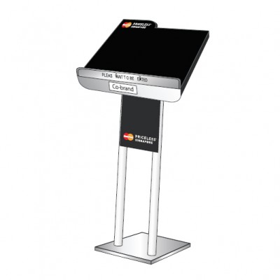 Hotel & Restaurant Metal Floor Menu Stand