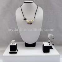 Metal or glass,wood,acrylic material window jewelry display set