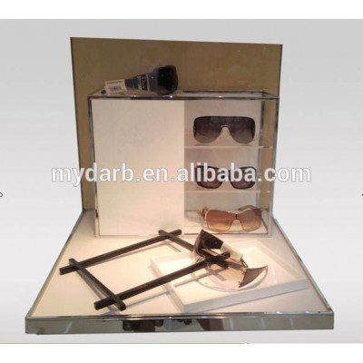 Floor standing favorable acrylic glasses display rack for sunglasses and eyewear