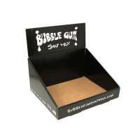 Cardboard counter top display boxes