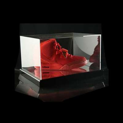 2018 best selling clear acrylic display box for shoes