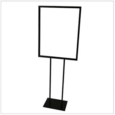 Floor Standing Poster Display stand Metal Bulletin Sign Holder